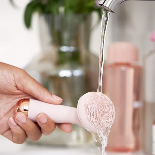 Flawless Cleanse Épurateur, nettoyant et message rechargable En Silicone