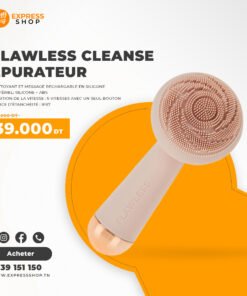 Flawless Cleanse Épurateur, nettoyant et message rechargable En Silicone