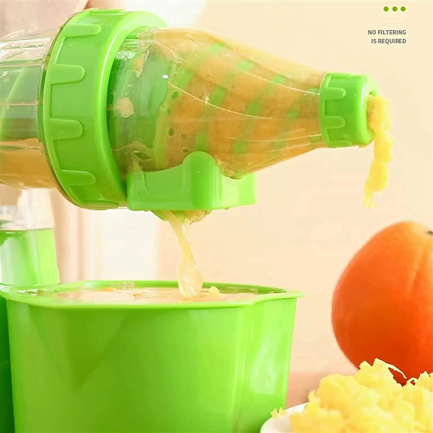 3 en 1 Presse-agrumes, petit robot de cuisine, presse-agrumes de citron à main, jus de fruits frais Portable