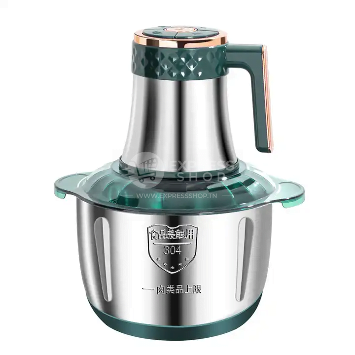Hachoir Slivercrest à Viande Electrique 5Lames Multifonction 5L en Acier Inoxydable 1000W