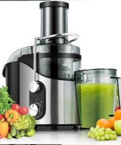 Presse-agrumes centrifuge extra large à 2 vitesses pour fruits et légumes, facile à nettoyer