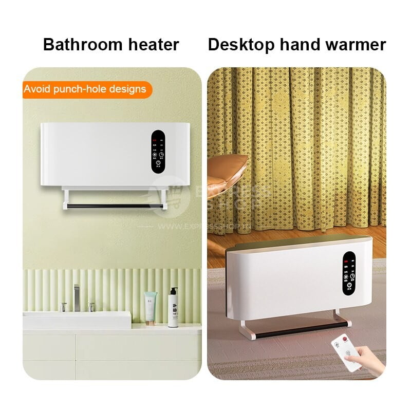 Chauffage électrique mural multifonctionnel 2000W pour la maison étanche rapide chaud pour l’hiver