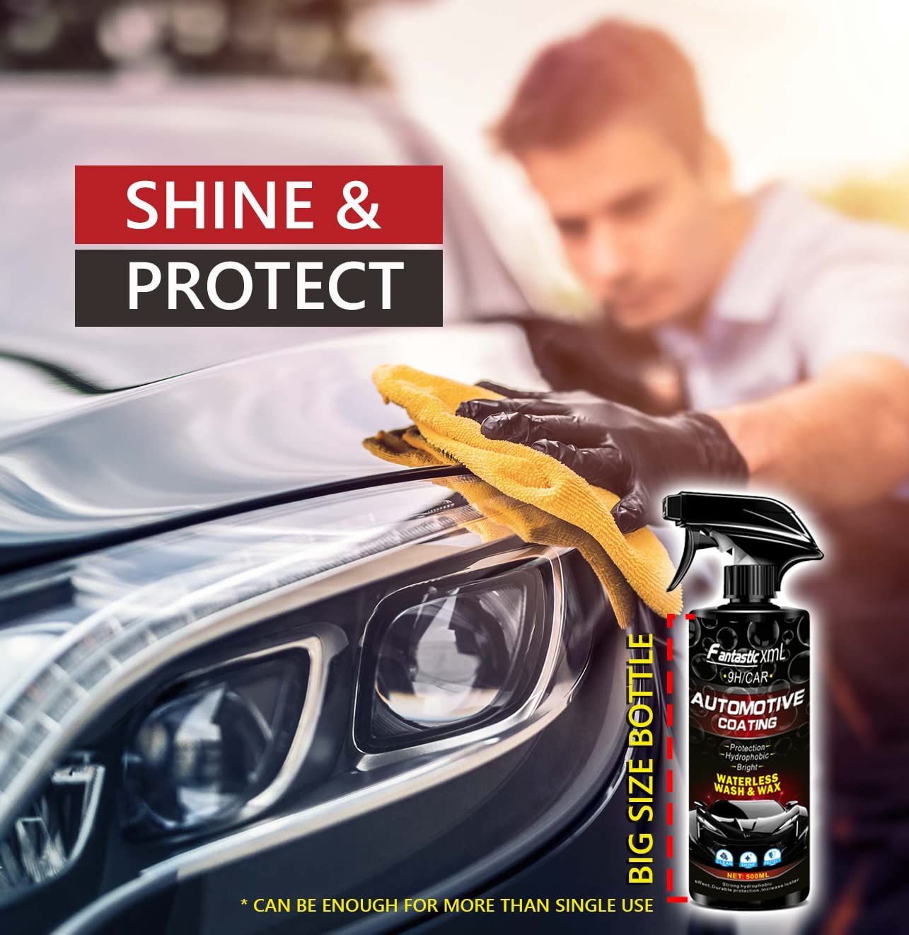 Fantastic XML Agent de nano-revêtement céramique pour voiture hydrophobe et anti-rayures