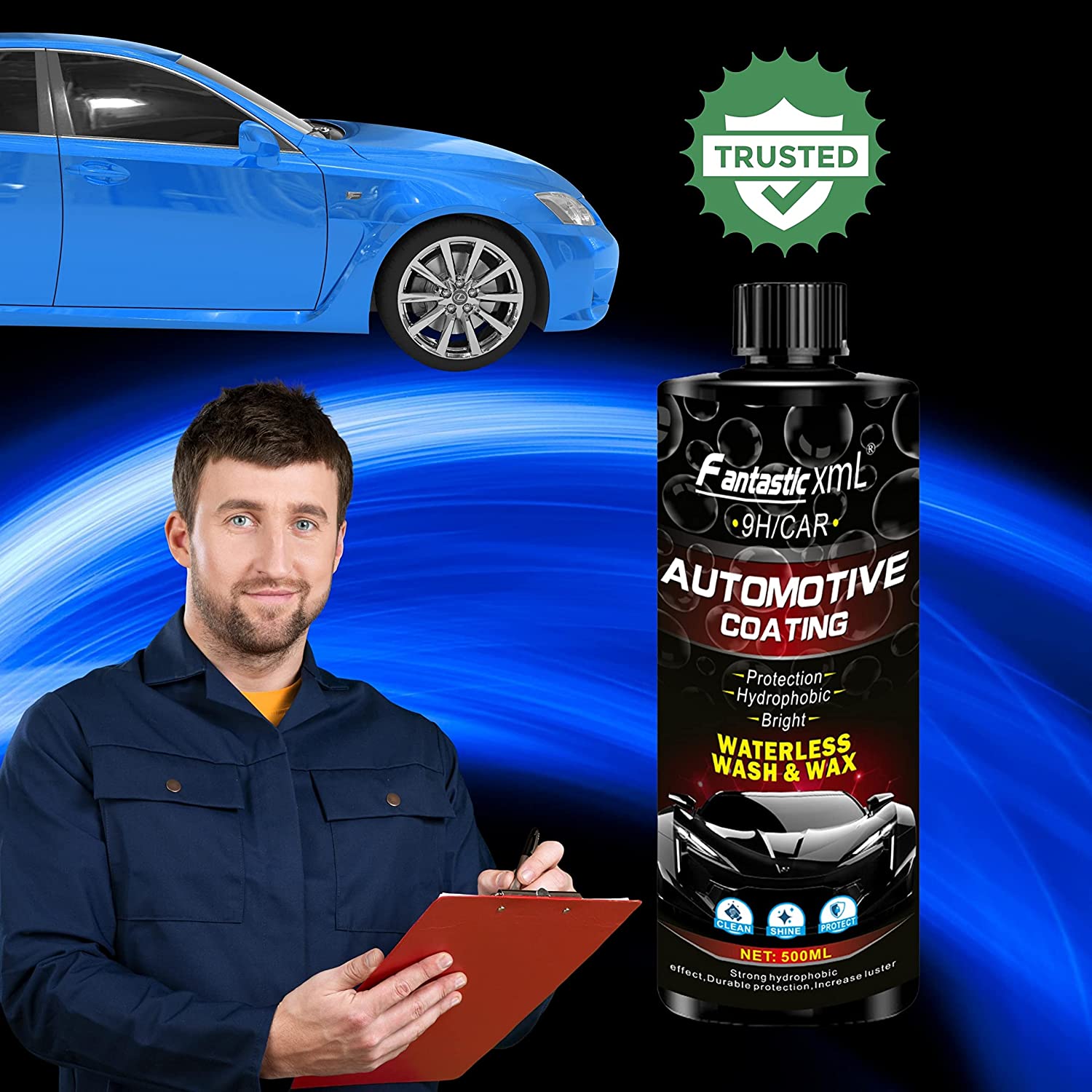 Fantastic XML Agent de nano-revêtement céramique pour voiture hydrophobe et anti-rayures