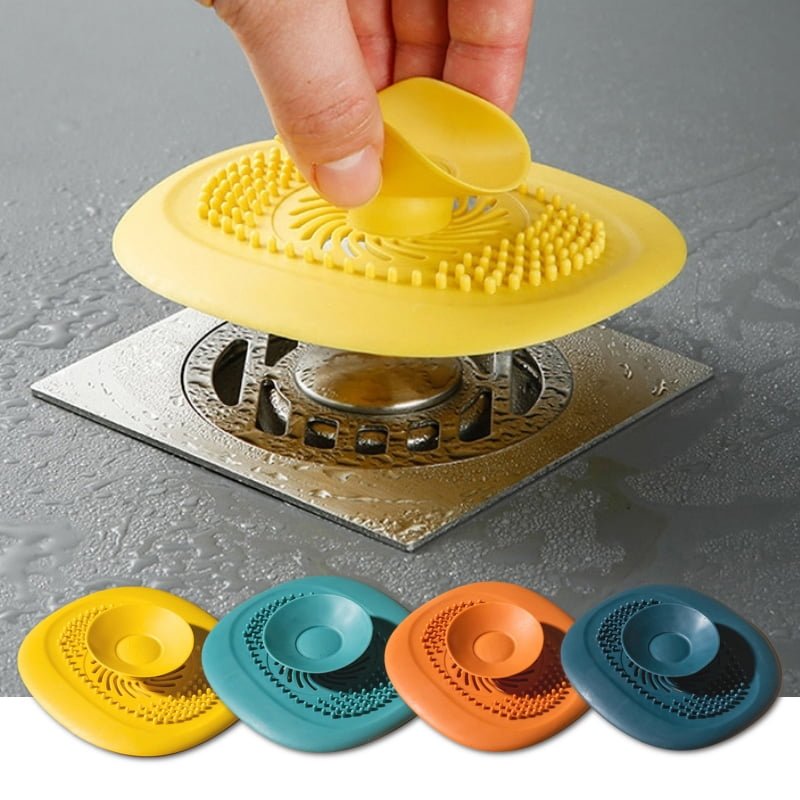 Collecteur de cheveux Anti-colmatage pour lavabo de salle de bain bouchon d’évier filtre à cheveux