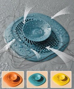 Collecteur de cheveux Anti-colmatage pour lavabo de salle de bain bouchon d’évier filtre à cheveux