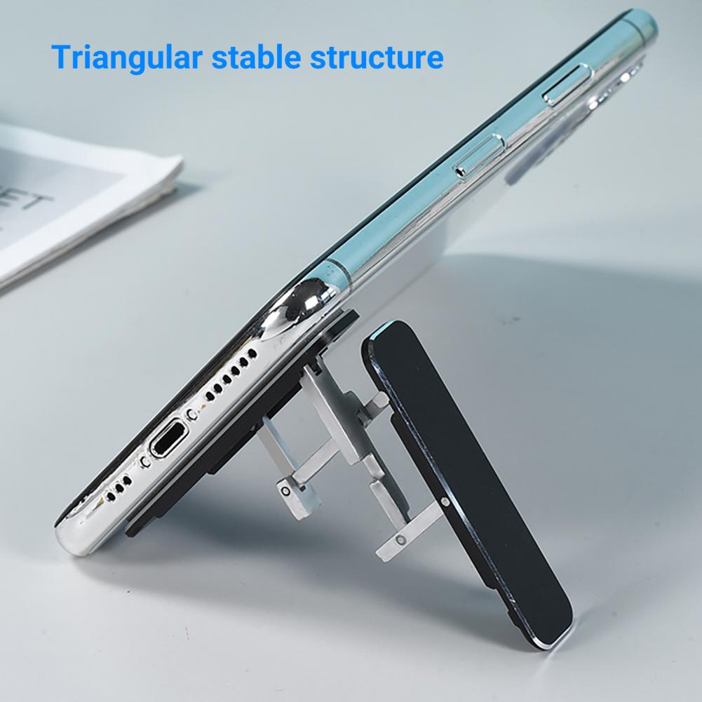 Support de téléphone Portable pliable multi-angles et réglable Ultra mince en métal universel