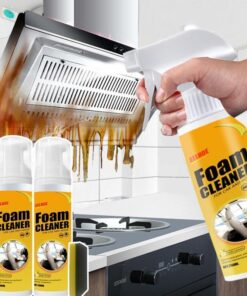 Nettoyeur de Mousse à Usages Multiples pour Cuisine, Nettoyant de Rouille, Nettoyage de Siège de Voiture, Accessoires d’Intérieur, Spray