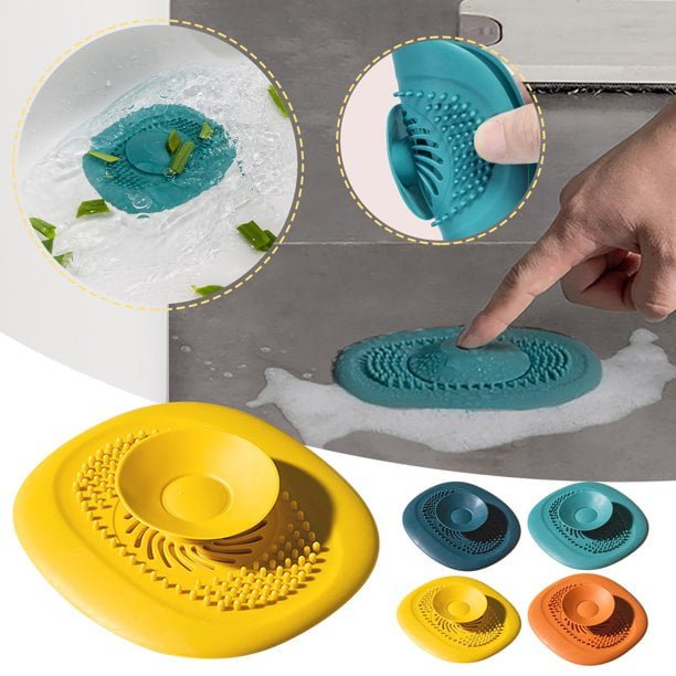 Bouchon de vidange Anti-colmatage pour lavabo de salle de bain bouchon d’évier filtre à cheveux