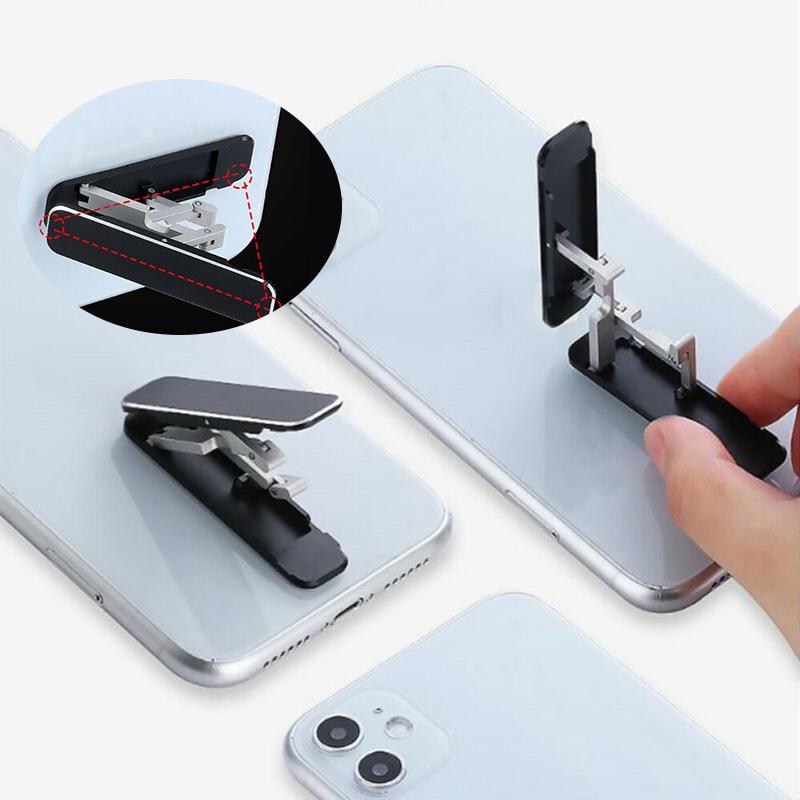 Support de téléphone Portable pliable multi-angles et réglable Ultra mince en métal universel