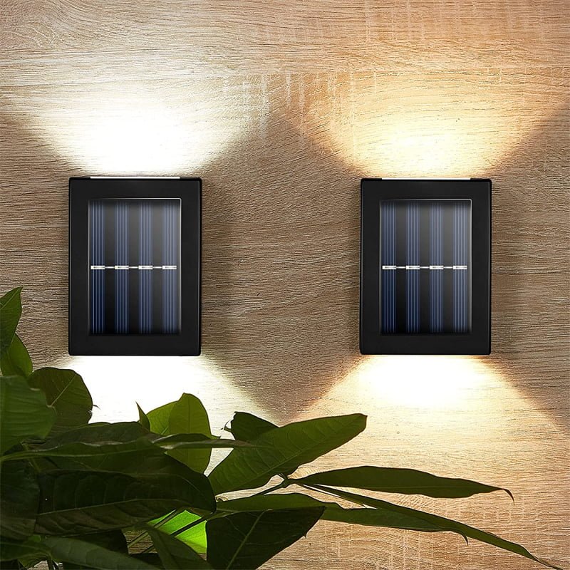 Applique murale LED solaire intelligente, imperméable, luminaire décoratif d’extérieur, idéal pour un jardin, un balcon