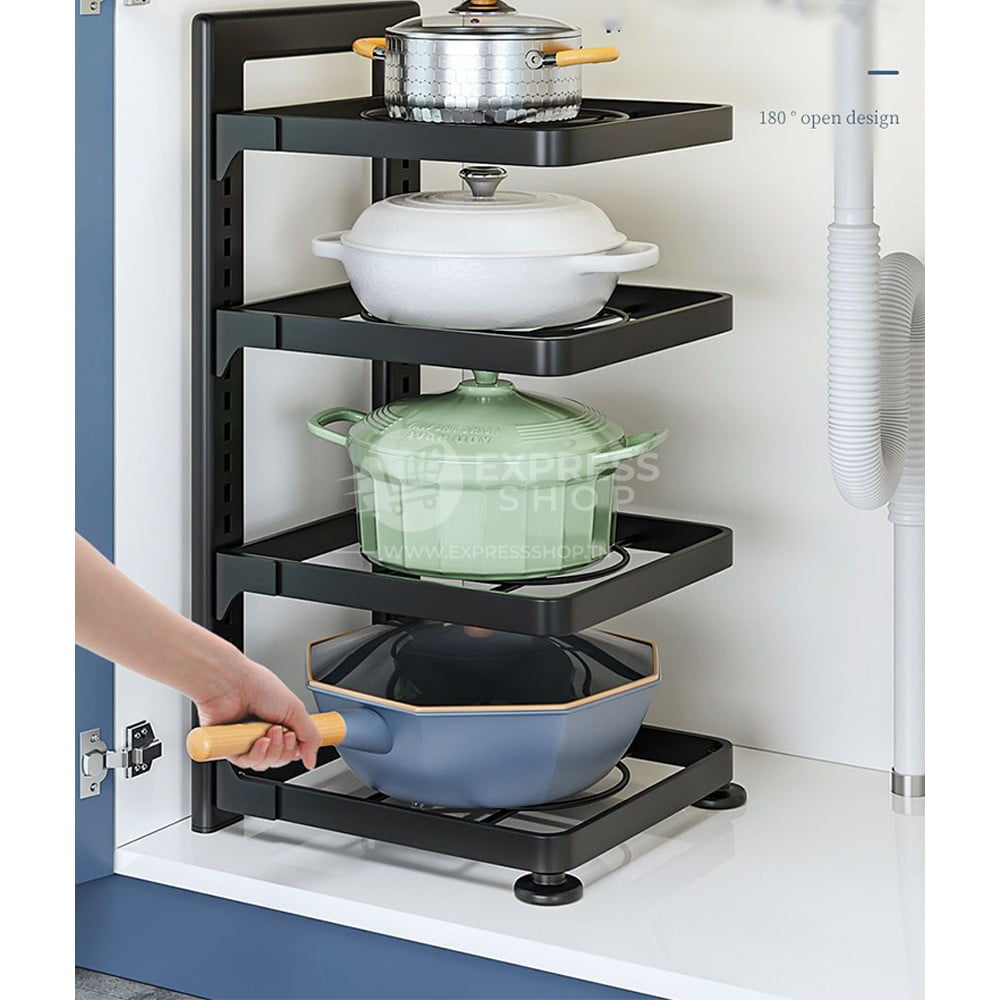 support de rangement multi-niveaux pour ustensiles de cuisine