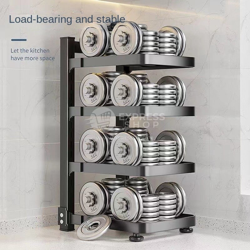 support de rangement multi-niveaux pour ustensiles de cuisine