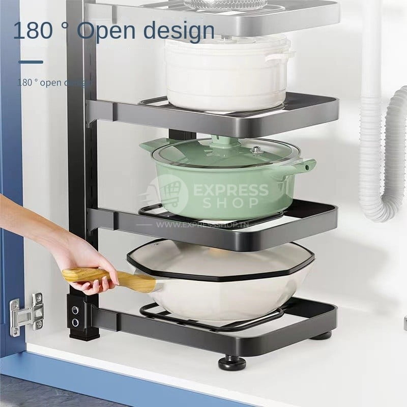 support de rangement multi-niveaux pour ustensiles de cuisine