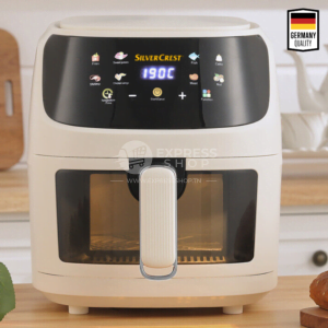 8en1 Air Fryer SILVERCREST Digitale intelligente, grande capacité 8L, 2400 W (German Quality)