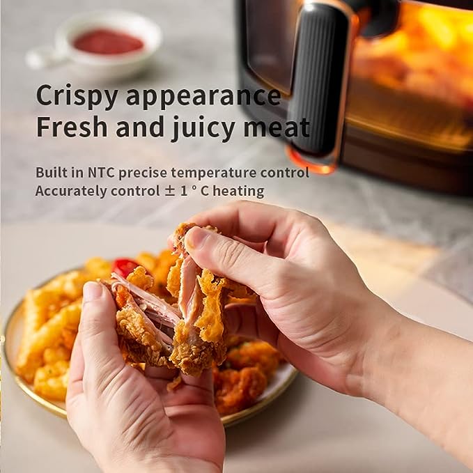 8en1 Air Fryer Digitale intelligente, grande capacité 8L, 2400 W (German Quality)