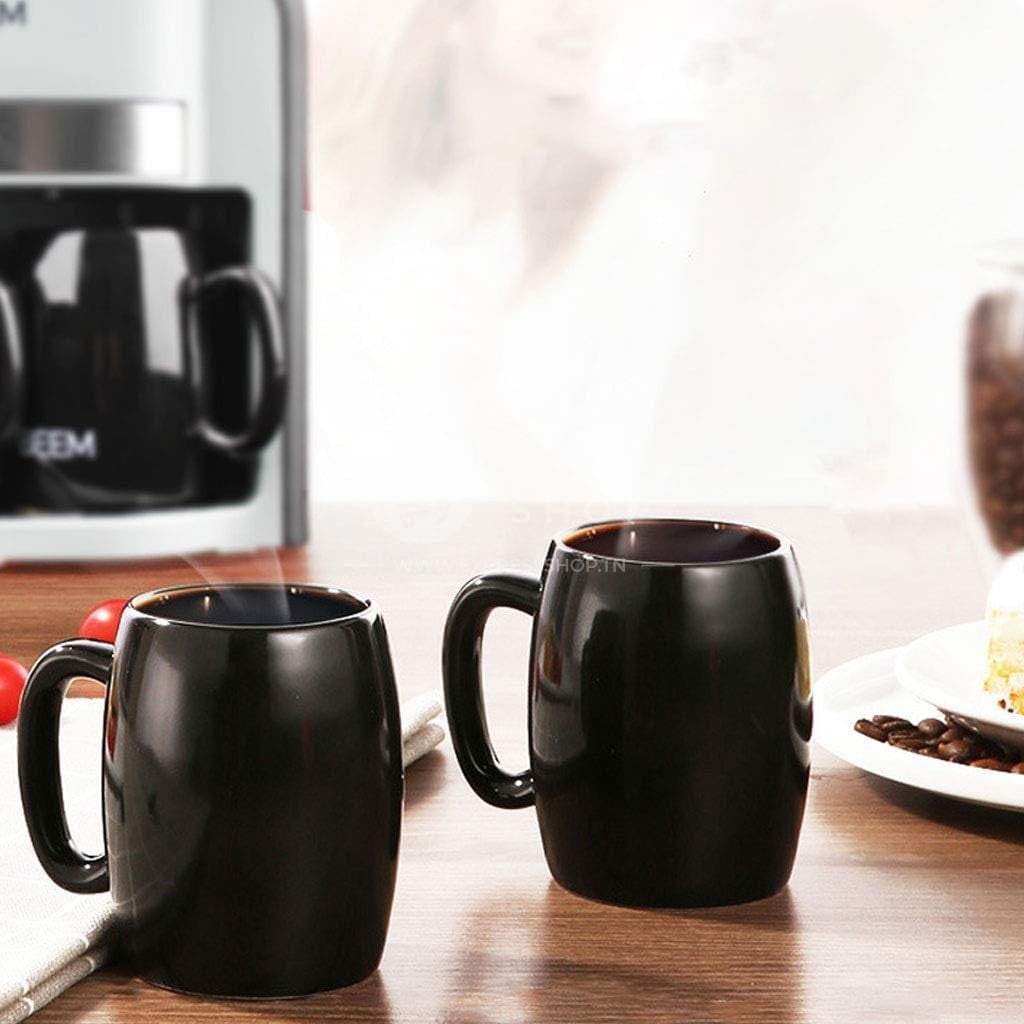 Cafetière électrique goutte à goutte avec 2 tasses personnelles en céramique
