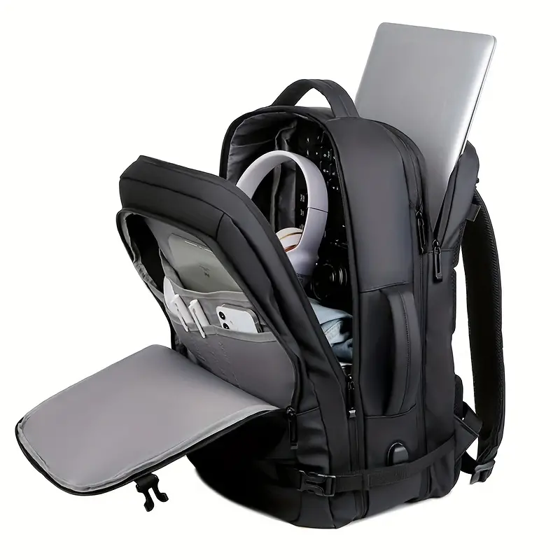 Guardian - Sac à dos multifonction 45L étanche pour ordinateur unisexe chargement USB 17 pouces