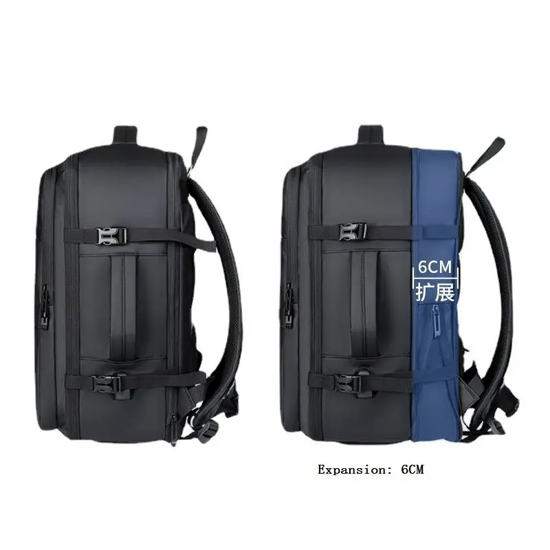 Venture - 4en1 Sac à dos d'affaires 45L extensible d'ordinateur étanches unisexe chargement USB 17 pouces