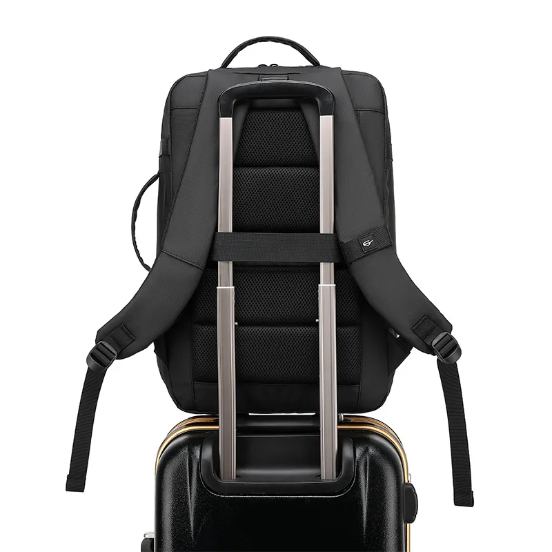 Guardian - Sac à dos multifonction 45L étanche pour ordinateur unisexe chargement USB 17 pouces