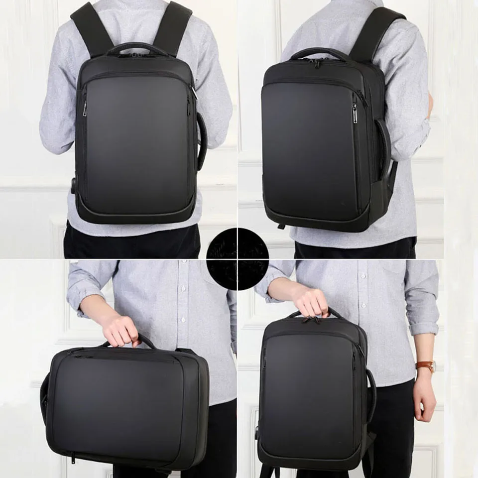 Sac à dos de chargement USB pour ordinateur portable pour homme étanche d’affaires, sac de voyage extérieur, 15.6 pouces Sac à dos de chargement USB pour ordinateur portable pour homme étanche d’affaires, sac de voyage extérieur, 15.6 pouces
