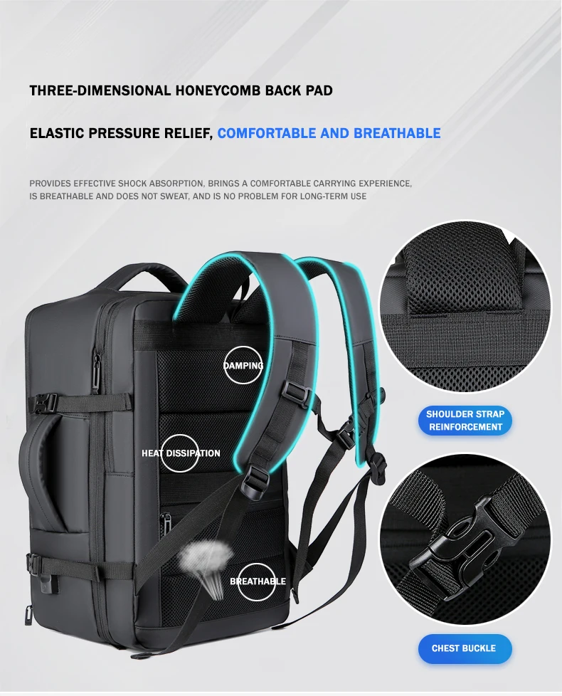 Sac à dos pour ordinateur portable de haute qualité pour hommes et femmes, sac de voyage, sac à dos pour ordinateur portable, eau verte, 16 pouces Sac à dos pour ordinateur portable de haute qualité pour hommes et femmes, sac de voyage, sac à dos pour ordinateur portable, eau verte, 16 pouces