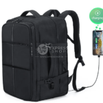 Venture - 4en1 Sac à dos d'affaires 45L extensible d'ordinateur étanches unisexe chargement USB 17 pouces