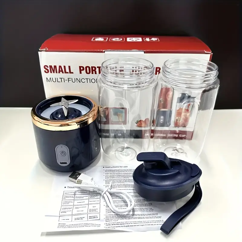 2en1 Blender Portable avec 2 Coupes