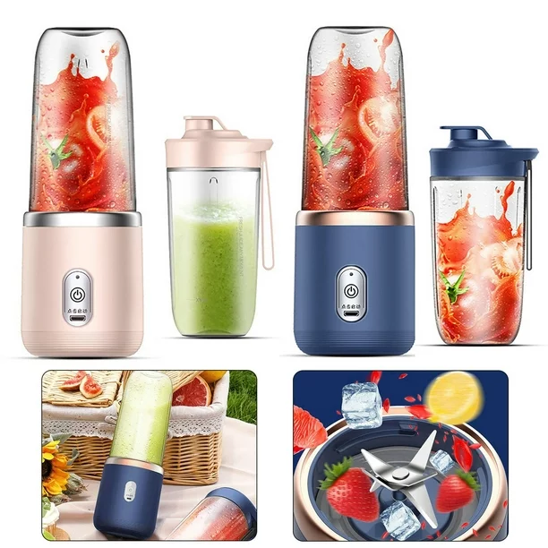 2en1 Blender Portable avec 2 Coupes