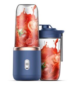 Blender Portable avec 2 tasses, puissante pour jus secoue Smoothies milkshakes, charge sans fil